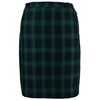 Pleated Skirt (front pleats) - blk/grn/red/yelw